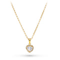 Collar Corazón Glaciar Blanco